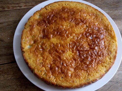 チョコと梨のガトー